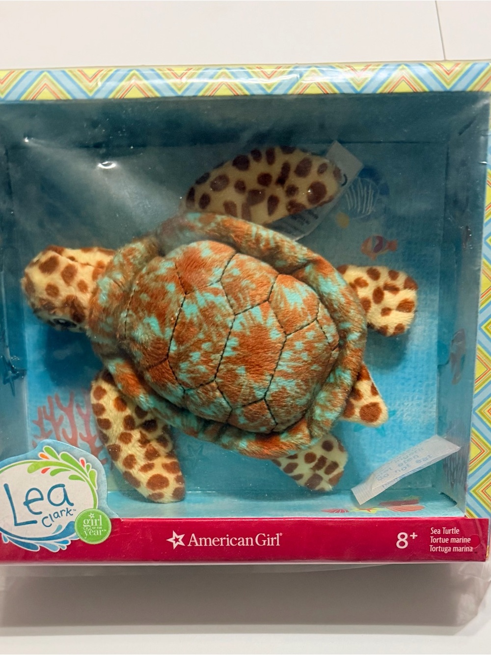 NIB American Girl Lea Clark SEA TURTLE Plush Pet – PRISTINE & Unopened